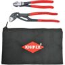 KNIPEX Cobra 10 in. Box Joint Pliers/8 in. Diagonal Cutting Pliers Set with Bonus Bag (3-Piece)