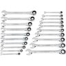 GEARWRENCH 72-Tooth 12 Point SAE/Metric Combination Ratcheting Wrench Set (20-Piece)