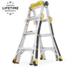 Gorilla Ladders 15 ft. Reach MPXT Aluminum Multi-Position Ladder with Project Top, 375 lbs. Load Capacity Type IAA Duty Rating