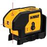 DeWalt 100 ft. Red Self-Leveling 3-Spot Laser Level with 4 AA Batteries and Case