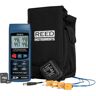 REED Instruments Data Logging Thermometer with SD Card, Power Adapter and 4 Thermocouple Probes