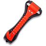 Aoibox 7 .5 in. Exposed Screw Car Safety Emergency Escape Hammer Tool in Orange with Seatbelt Cutter Window Breaker