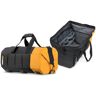 TOUGHBUILT Massive Mouth 20" Black and Gold Contractor Tool Bag with 51 pockets and Heavy-duty reinforced rivet construction