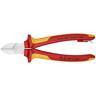 KNIPEX Diagonal Cutters-1000V Insulated-Tethered Attachment, 7 1/4"