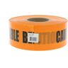 IDEAL 3 in. x 1,000 ft. Non-Detect Underground Caution Buried Fiber Optic Line, Orange