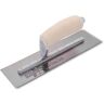 MARSHALLTOWN 11 in. x 4-1/2 in. Curved Wood Handle Finishing Trowel