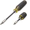 Klein Tools Adjustable Length Multi-Bit Screwdriver Set (2-Piece)