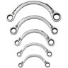 GEARWRENCH 72-Tooth 12-Point Metric Reversible Half Moon Double Box Ratcheting Wrench Set (5-Piece)