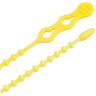 Gardner Bender 12 in. Cable Tie Beaded 70 lb. Yellow (15-Pack) Case of 10