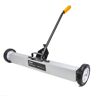 NEIKO 36 In. Rolling Magnet Sweeper with Wheels, 55 lbs. Capacity, Adjustable Handle, and Floor Magnetic Pick Up