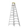 Werner 10 ft. Aluminum Step Ladder (14 ft. Reach Height) with 300 lb. Load Capacity Type IA Duty Rating