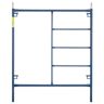 MetalTech Saferstack 6 ft. H x 5 ft. W 1-Story Steel Mason Scaffold Frame Set with Coupling Pins and Spring Locks