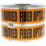 IDEAL 6 in. x 1,000 ft. Detectable Underground Caution Buried Fiber Optic Line, Orange