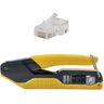 Klein Tools Compact Pass-Thru Modular Crimper with CAT6 Data Plugs (20-Pack)