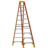 Werner 10 ft. Fiberglass Step Ladder (14 ft. Reach Height) 300 lb. Load Capacity Type IA Duty Rating