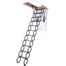 Fakro LST Insulated Steel Scissor Attic Ladder 7' 7" - 9' 2", 27.5 x 31.5 with 350 lb. Load Capacity