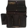 OX TOOLS Drywaller's Brown Oil Tanned Leather 12-Tool Pouch Holder