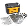 GEARWRENCH 1/4 in., 3/8 in. and 1/2 in. Drive Standard and Deep SAE/Metric Mechanics Tool Set in 3-Drawer Storage Box (239-Piece)