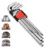 Powerbuilt 9-Piece Zeon SAE Hex Key Wrench Set for Damaged Fasteners