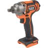 Klein Tools Battery-Operated Compact Impact Wrench, 1/2 in. Detent Pin, Tool Only