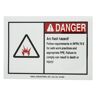 IDEAL Danger Label, NEC Arc Flash, 5 in. x 7 in., Adhesive (5 Pack)