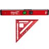 Milwaukee 24 in. REDSTICK Digital Box Level with Pin-Point Measurement Technology and 7 in. Rafter Square