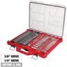 Milwaukee 3/8 in. and 1/4 in. Drive SAE/Metric Ratchet and Socket Mechanics Tool Set with PACKOUT Case (106-Piece)