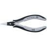 KNIPEX 5-1/4 in. Precision Electronics Gripping Pliers with Flat, Wide Jaws and ESD Handles