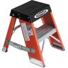 Werner 2 ft. Fiberglass Step Ladder with 375 lb. Load Capacity Type IAA Duty Rating