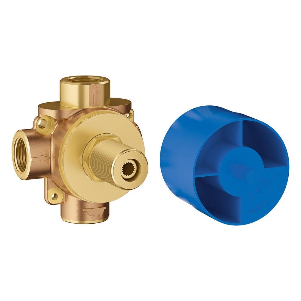 Grohe Concetto 1/2 in. 3-Way Pressure Balance Rough Valve