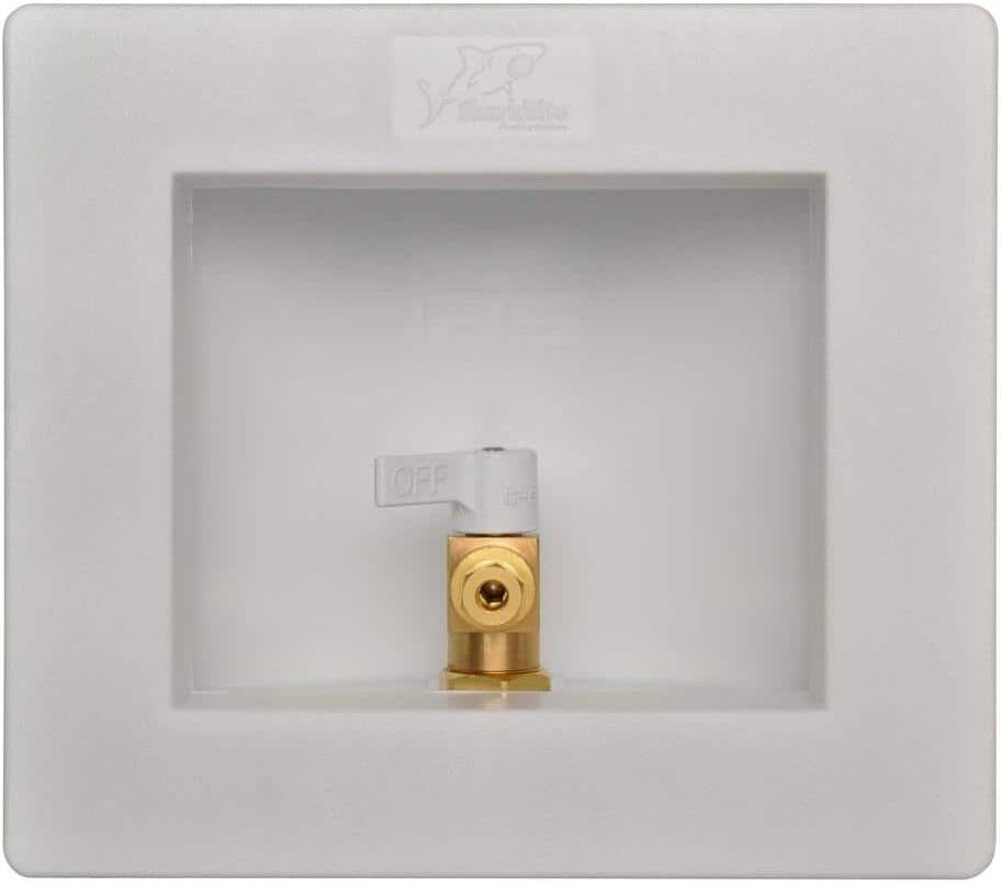 SharkBite 1/2 in. Push-to-Connect Brass Ice Maker Outlet Box