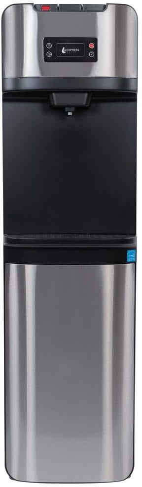 Express Water Water Dispenser Bottom Loading or Direct Point of Use 3 or 5 gal. Water Cooler Hot, Cold, Room Temp in Stainless Steel