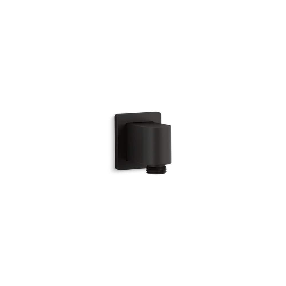 KOHLER Awaken Supply Elbow with Check Valve in Matte Black