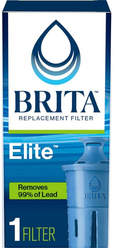 Brita Elite Water Filter Replacement Cartridge for Water Pitcher and Dispensers, BPA Free, Reduces Lead