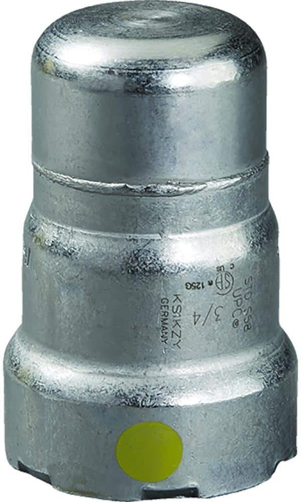 Viega MegaPressG 1/2 in. Carbon Steel Cap Fitting (10-Pack) (Gas Only)