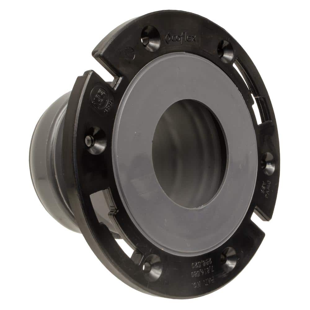 Flexon Toilet Flange for 4 in. PVC, ABS, Cast Iron or Lead Pipes