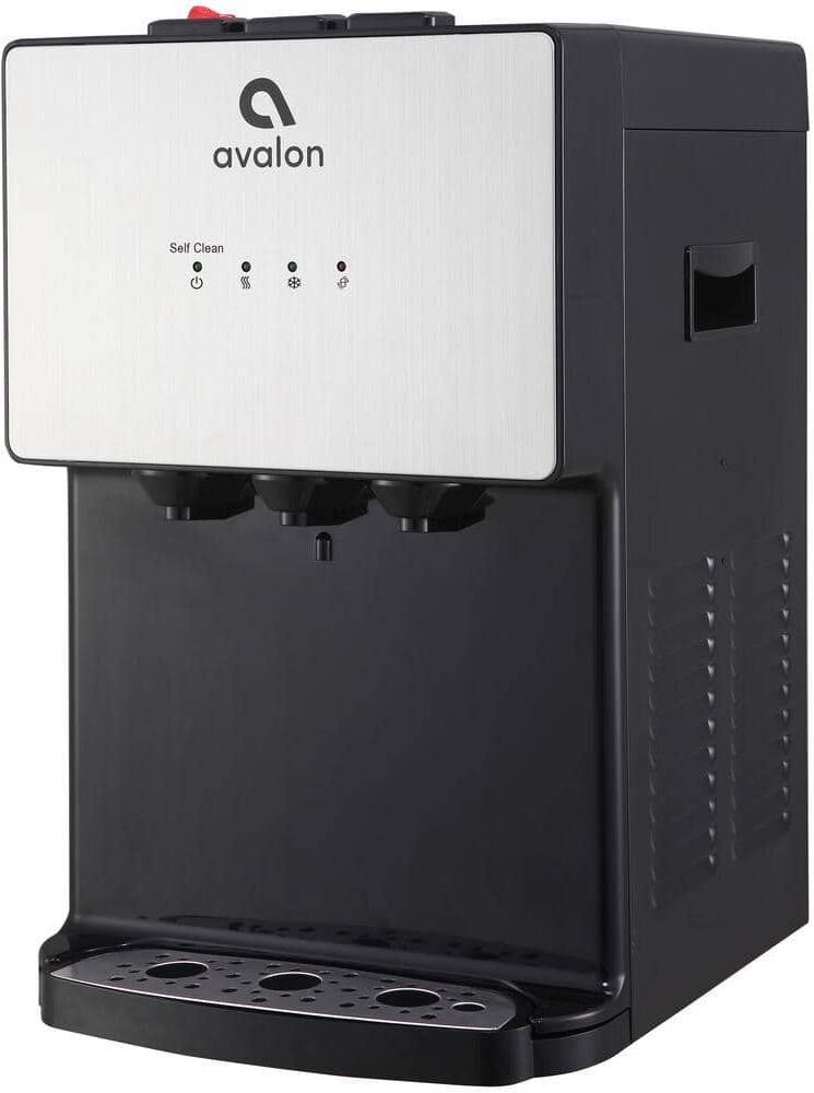 Avalon A12 Countertop Bottleless Water Dispenser, 3 Temperatures, Self-Cleaning, Stainless Steel