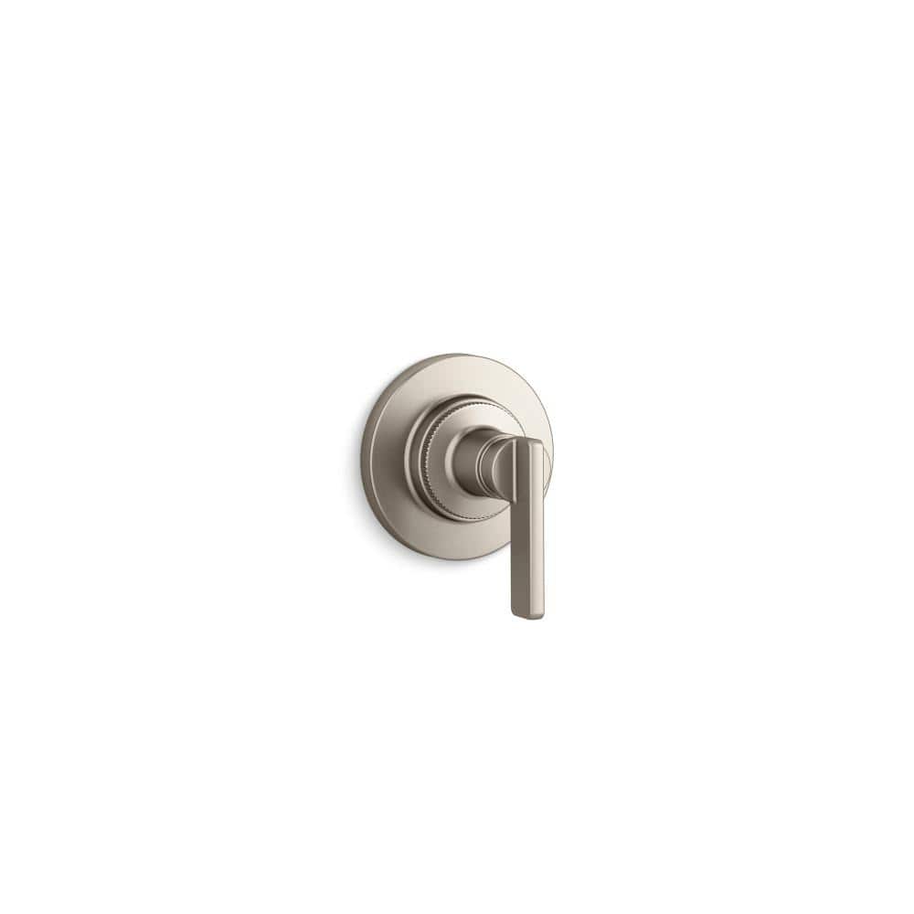 KOHLER Castia By Studio McGee MasterShower 1-Handle Transfer Valve Trim with Lever Handle in Vibrant Brushed Nickel