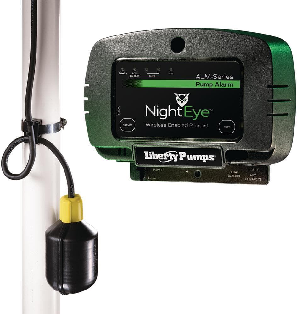 Liberty Pumps Night Eye Wireless Enabled Alarm with Wide Angle Float