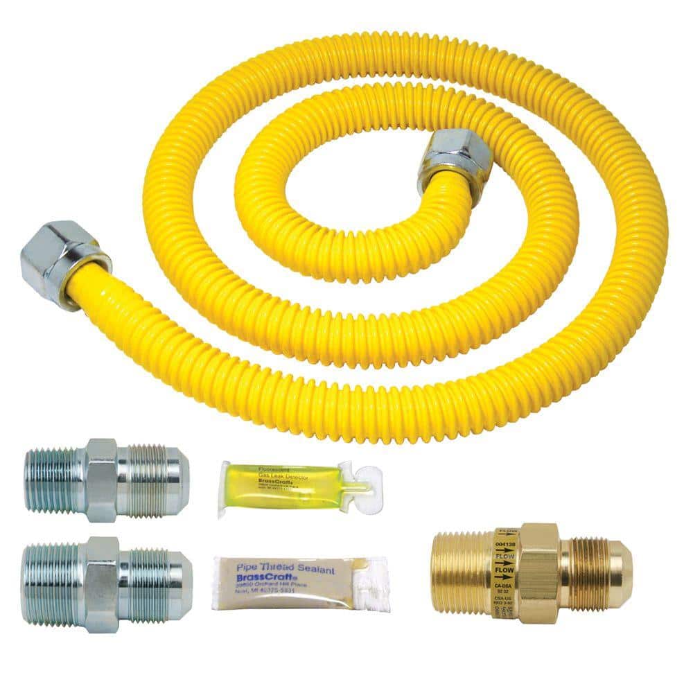 BrassCraft Safety+PLUS Gas Installation Kit for Range, Furnace and Boiler (106,000 BTU)