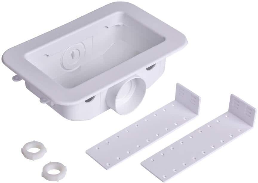 Oatey 3-1/2 in. Center Drain Washing Machine Outlet Box