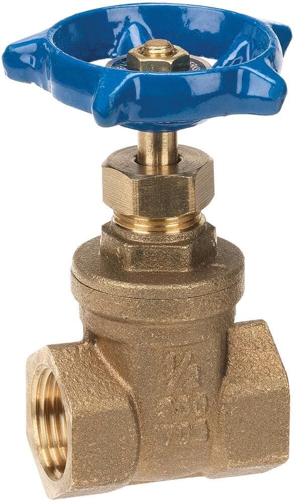 HOMEWERKS 3 in. FIP x 3 in. FIP Brass Gate Valve