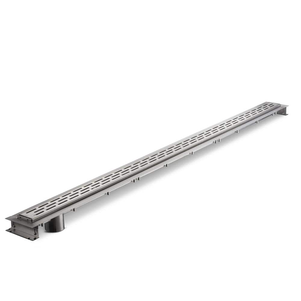 Zurn 48 in. Stainless Steel Linear Shower Drain with End Bottom Outlet
