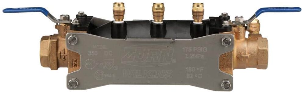 Wilkins 1-1/4 in. Dia Bronze Double Check Backflow Preventer