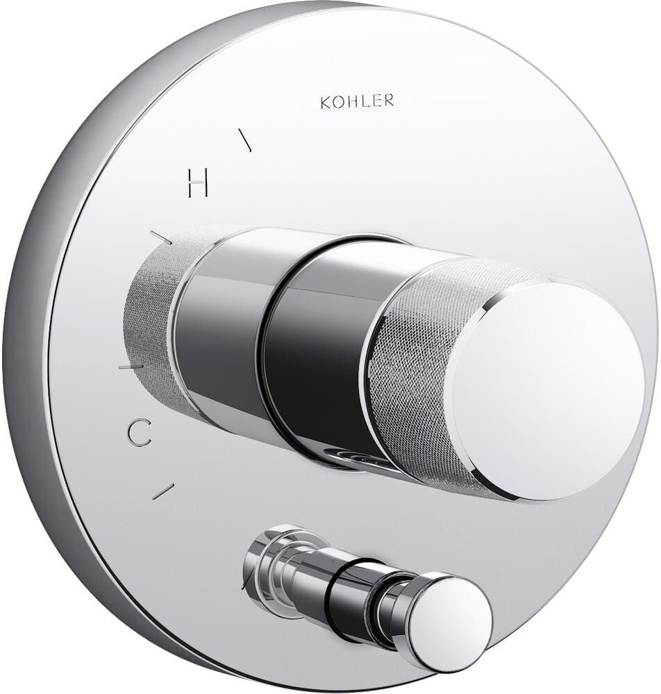 KOHLER Components 1-Handle Valve Handle Trim Kit in Polished Chrome (Valve Not Included)