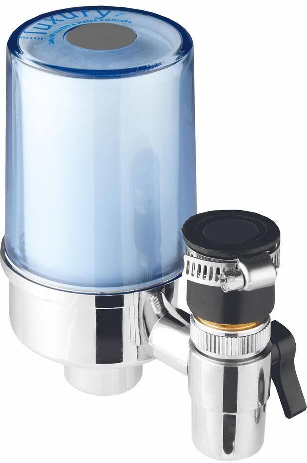 Little Luxury 3-Stage Faucet Mounted Water Filtration System in Chrome