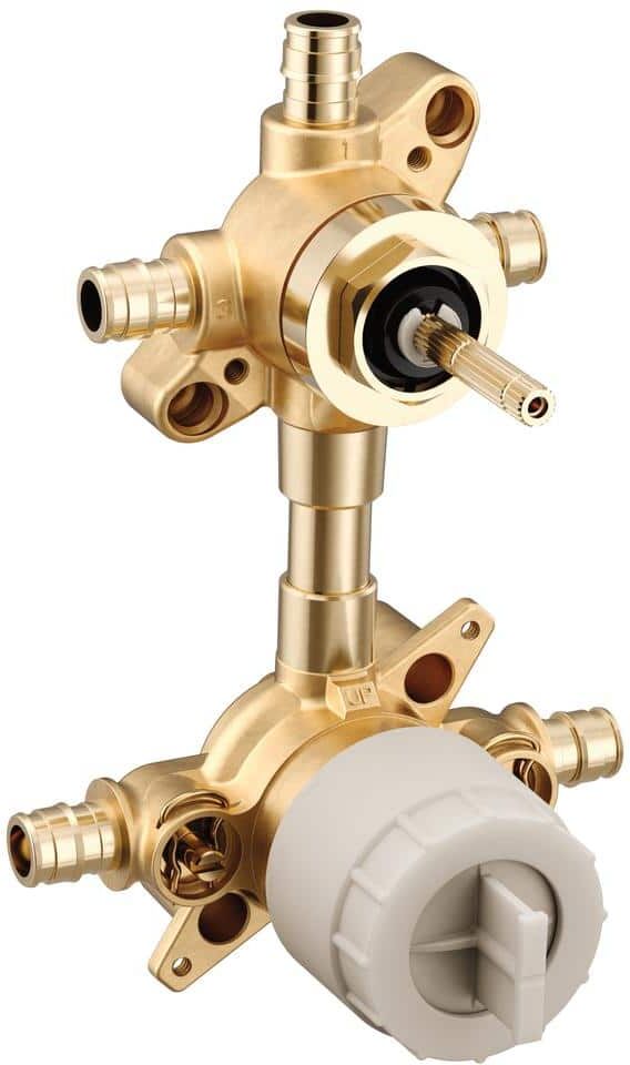 MOEN M-CORE Valve with 2 or 3 Function Integrated Transfer Valve with Cold Expansion PEX Connections and Stops