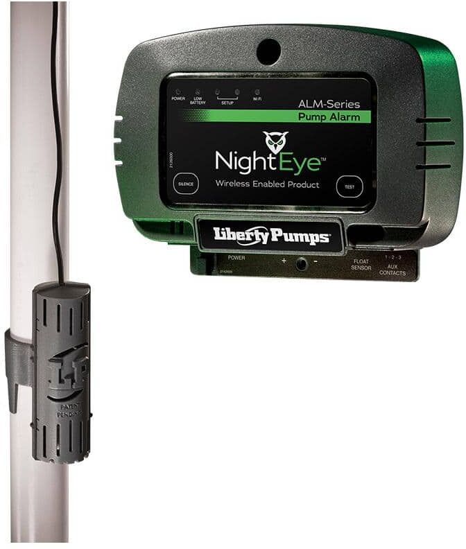 Liberty Pumps Night Eye Wireless Enabled Alarm with Snap-On Compact Float