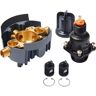 KOHLER 1.2 in. Sweat x Sweat Brass Rite-Temp Pressure-Balancing Valve Body and Cartridge Kit with Service Stops Supplied Loose