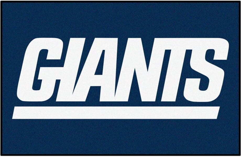 FANMATS Navy 1 ft. 7 in. x 2 ft. 6 in. New York Giants Vintage Starter Mat Area Rug